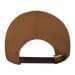 Brown-White Ripstop Leather Trucker, Back Image