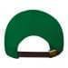 Kelly Green Twill Back Eyelets Leather Strap