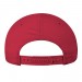 White-Red Denim Snapback 5 Panel BACK Image