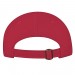 Light Gray-Red Domestic Slide Buckle Skate Cap BACK Image