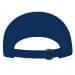 Navy-Orange Ripstop Slide Buckle Dad Cap, Back Image