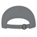 Dark Gray-Light Gray Brushed Slide Buckle Skate Cap BACK Image