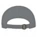 Light Gray Twill Back Eyelets Polo Strap