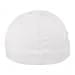 White-Navy Twill Stretchfit Dad Cap, Back Image