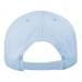 Light Blue-Red Organic Velcro Trucker, Back Image