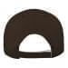 Black-Putty Organic Velcro Dad Cap, Back Image