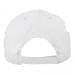 White-Hunter Green Ripstop Velcro Flat Brim, Back Image