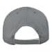 Light Gray-Burgundy Pro Knit Velcro Dad Cap, Back Image