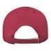 Nautical Red Twill Back Eyelets Velcro Strap