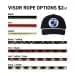 Stock Black Trucker Meshback Snapback Cord