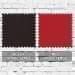 Black-Red Wool Serge Swatches