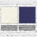White-Royal Blue Wool Serge Swatches