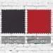 Navy-Red Wool Serge Swatches