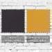Navy-Athletic Gold Wool Serge Swatches