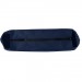 Navy Leather Handle Zip Top Cotton Twill Gusset