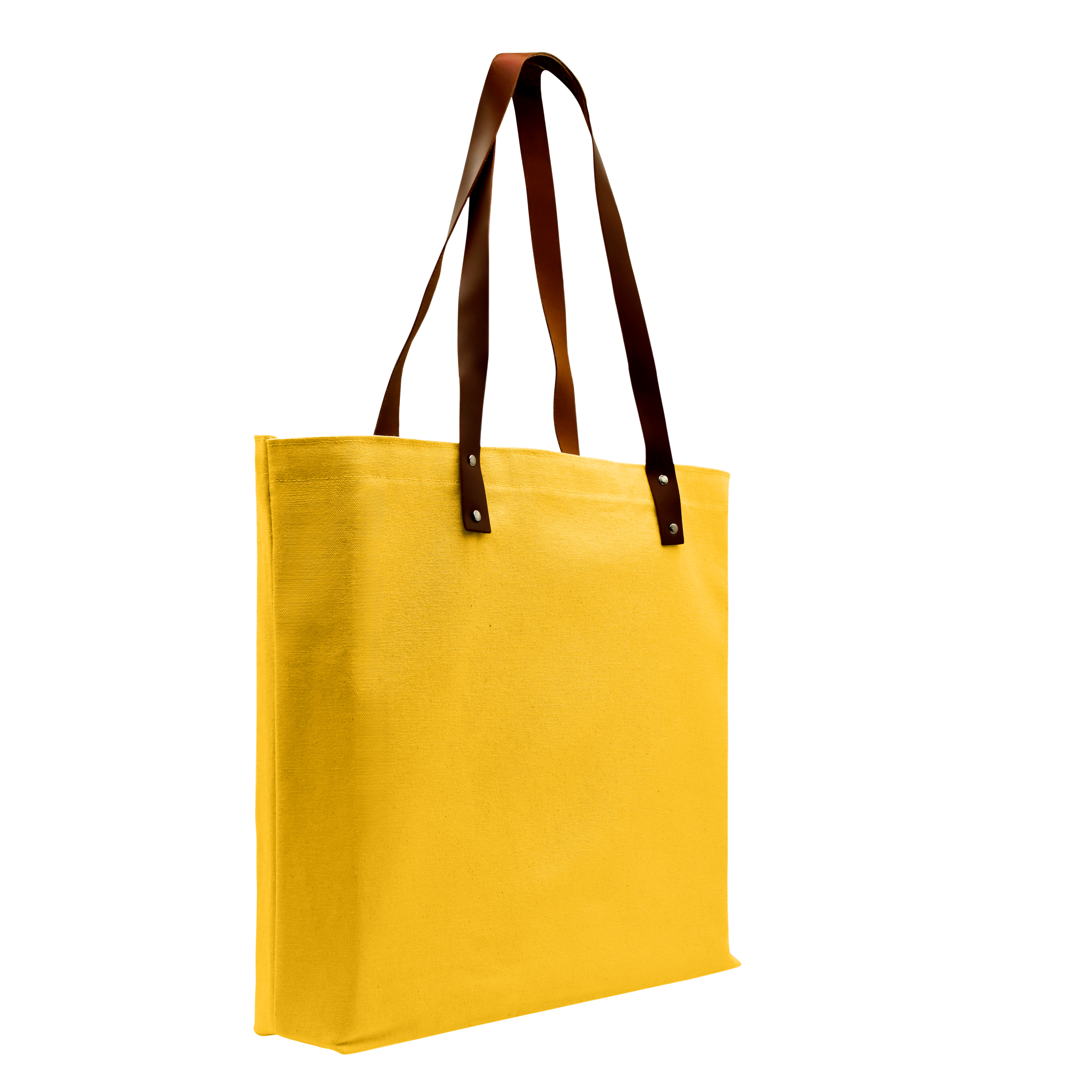 Leather Handle Totes